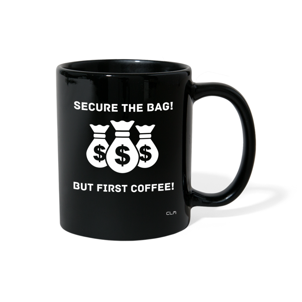 Secure the Bag Coffee Mug - black