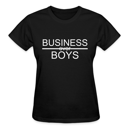 Business Over Boys T-Shirt - black